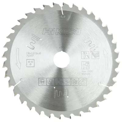 Produktbild von HiKOKI TCT Kreissägeblatt Holz 216x30 Z36 WZ (1Stk.)