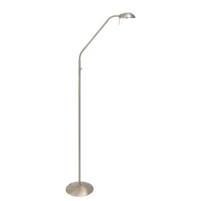 Produktbild von Steinhauer Stehleuchte Biron 1-flammig Silber Matt 45x25cm