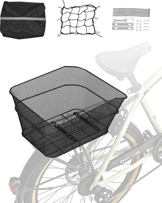 Zdjęcie produktu dla Tylny kosz rowerowy Pokrowiec na tylny kosz 39x31x21cm