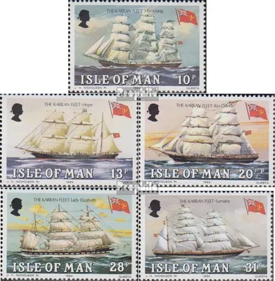 Produktbild von Briefmarken GB - Isle of Man 1984 Mi 250-254 (kompl.Ausg.) postfrisch Segelschiffe