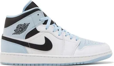 Produktbild von Air Jordan 1 Mid SE Ice Blue Black - EU: 44.5