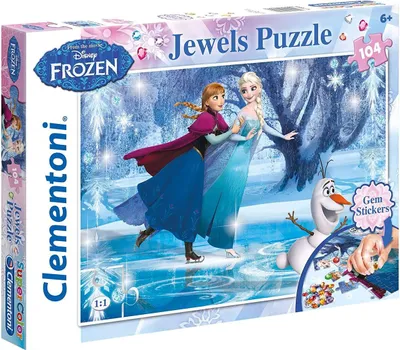 Obrázok produktu pre Clementoni 20601.8 - Šperky Puzzle - Frozen, 104 dielikov