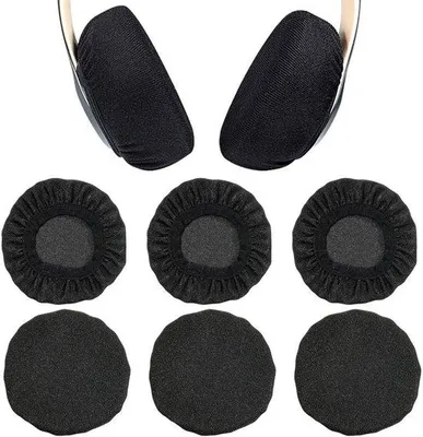 Produktbild von Ohrpolster für Kopfhörer, elastisch, waschbar, Schweißschutz, 9-11 cm