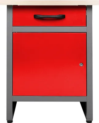 Produktbild von ONDIS24 Werkbank Wolle 60 cm rot H85