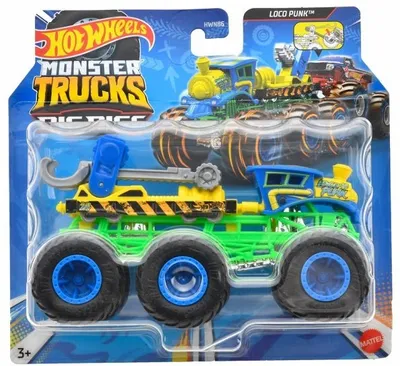 Produktbild von LOCO PUNK - Big Rigs Diecast Monster Trucks 1:64 Hot Wheels Auto Truck Die-cast Mattel