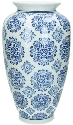 Obrázok produktu pre HD Collection, váza, modrá, 36x18x18 cm