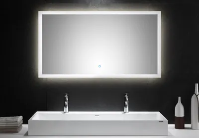 Produktbild von LED Spiegel 120x65 cm mit Touch Bedienung