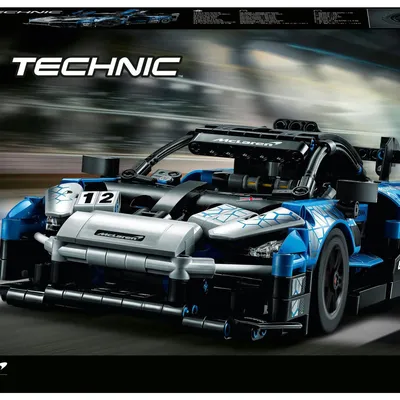Image de LEGO 42123 Technic McLaren Senna GTR, Modellbausatz, Spielzeugauto, Rennauto, Rennwagen-Bauset, Modellauto für Kinder ab 10 Jahren