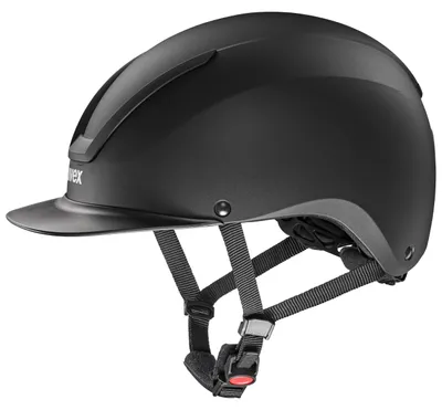 Produktbild von uvex ixxo Active Unisex Reithelm, Black matt, XS – Größe 53-54 cm