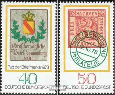 Produktbild von Briefmarken BRD (BR.Deutschland) 1978 Mi 980-981 (kompl.Ausgabe) gestempelt Tag der Briefmarke