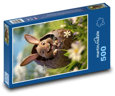 Obrázok produktu pre martinpuzzle – Puzzle 500 – Velkonoce – zajacik