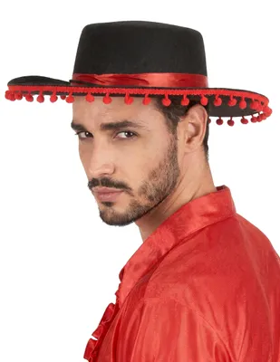 Imagen del producto de Sombrero español, color  y rojo