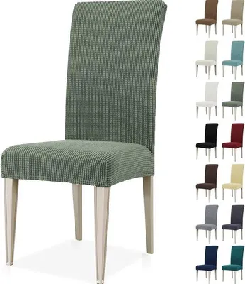 Produktbild von Famanu Stretch-Stuhlhussen 6 Stück - Moderne elastische Stuhlhussen - Universelle Esszimmerhussen für Esszimmerstühle - Abnehmbare waschbare