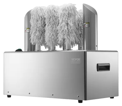 Zdjęcie produktu dla Polerka do szkła VEVOR z 8 głowicami polerującymi, 660 filiżanek/h, elektryczna polerka do szkła, restauracja