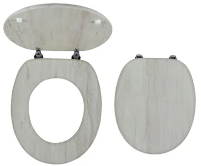 Obrázek produktu pro WC/DUBVELVET WC sedátko, dýhované MDF, panty kov-chrom