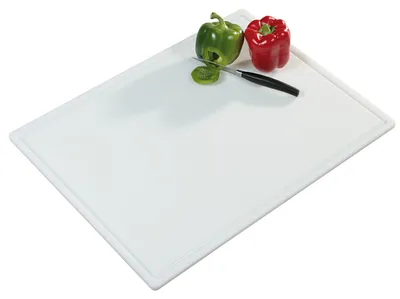 Produktbild von Kesper Tranchierbrett "Profi", Rechteckig, Kunststoff, Weiß, Einfarbig, 455 mm, 12 mm
