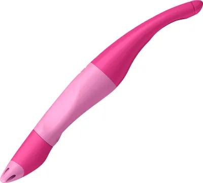 Produktbild von STABILO Ergonomischer Tintenroller für Rechtshänder - EASYoriginal in pink hell/dunkel - blau (löschbar) - inkl. Patrone blau