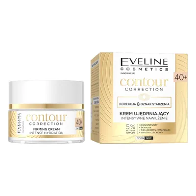 Produktbild von Eveline Cosmetics Konturkorrektur Intense Feuchtigkeitsspendende Straffungscreme 40+, 50ml