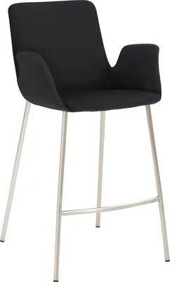 Produktbild von Barstuhl Mayer Sitzmöbel 1222 53 x 49 x 95 cm Edelstahl/anthrazit