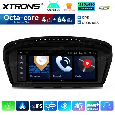 Obrázek produktu pro Xtrons QDB8060CI, Android autorádio pro BMW řady 3/5, systém CIC, 8,8 palců, GPS multimédia