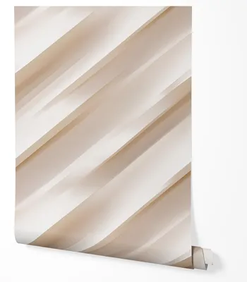 Produktbild von Selbstklebende Tapete Möbelfolie 3D Streifen Beige Creme Modernes Design Elegante Linien Tapete Küche Wohnzimmer Flur Schlafzimmer Minimalistisch 5m x 0,5m