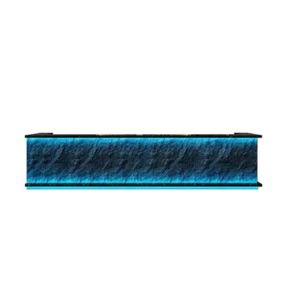 Produktbild von Bartheke Theke für Bar Café Empfangstheke Tresen Restaurant Rezeptionstheke Kasse Verkaufstheke Gastronomie Möbel Schwarz L200*B60cm【HWHS 200】