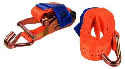 Immagine prodotto di Cinghia a cricchetto, di ancoraggio con tenditore a gancio, fissaggio 35 mm × 4 m, fino a 2000 kg