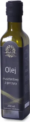 Zdjęcie produktu dla Olej musztardowy z gorczycy 250ml Naturini