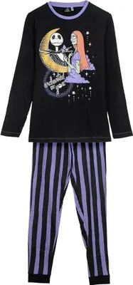 Obrázok produktu pre Cerda Group Nightmare Before Christmas Langarm-pyjama Aus Single-jersey Schwarz S Schwarz S