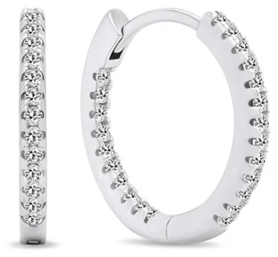 Immagine prodotto di Orecchini tondi scintillanti con zirconi EA362W