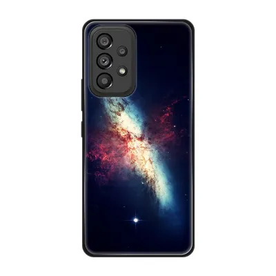 Produktbild von König Design Hülle kompatibel mit Samsung Galaxy A53 5G Kunststoff Soft Handyhülle - Handy Case Galaxie