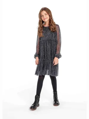 Produktbild von Minoti Kleid Schwarz Gr. 98 für Mädchen
