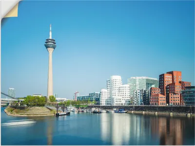 Produktbild von ARTland Wandbild, selbstklebend Düsseldorf Medienhafen 2 Größe: 80x60 cm