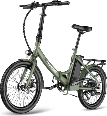 Produktbild von 20" E-Bike 250 W 36 V 20 Ah 110–130 km IPX5 7-Gang – StVZO-konform mit legaler Schiebehilfe (6 km/h) – Grün