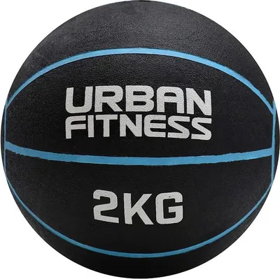 Obrázok produktu pre Urban Fitness medicinbal modrý - 2kg tréningová lopta fitness