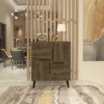 Immagine prodotto di Skye Decor, Makro - Walnut, console, noce, 100 % MELAMIN COATED SLIPBOARD, 70 x 35 x 90 cm