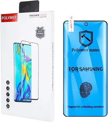 Produktbild von starfix Nano Hybride Flexibel Panzerglas + Rahmen für Samsung G965F Galaxy S10, schwarz