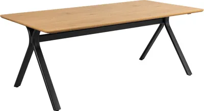 Image de Bristol table de salle à manger 100x200cm naturel.