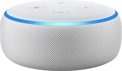 Produktbild von Amazon Echo Dot, Amazon Alexa, Rund, Weiß, Android, iOS, Spotify, Verkabelt & Kabellos