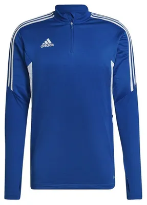 Produktbild von Adidas - "Condivo 22" Sweatshirt mit kurzem Reißverschluss für Herren - Training MR1557 (L) (Blau)