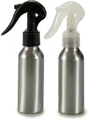 Produktbild von Sprühflasche leer – 2er-Set – Edelstahl – Sprühflaschen 100 ml – Sprühflasche – Sprühflaschen – Sprühflasche – Wasserzerstäuber – Sprühflasche