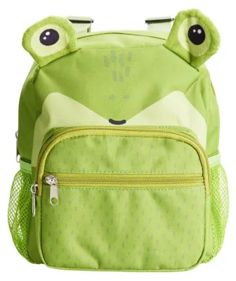 Image de Sac à dos enfant vert, motif animaux, 3,5 litres, 24,5 cm – Motif grenouille, H&L