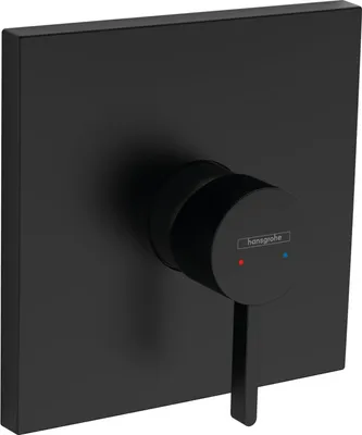 Obrázek produktu pro Sada FINORIS připravená k instalaci pro podomítkovou sprchovou baterii matná černá matná černá