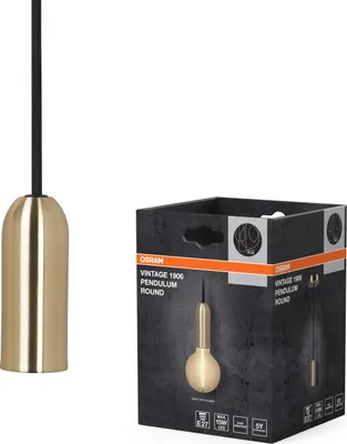 Produktbild von Osram Gold Deckenleuchte E27 max. 15 W VINTAGE RUND