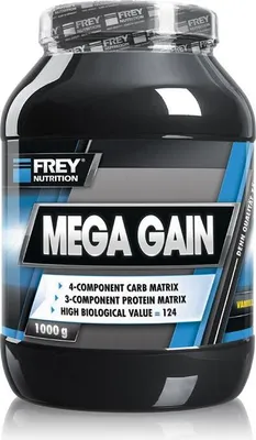 Produktbild von Frey Nutrition Mega Gain 1000g Vanille