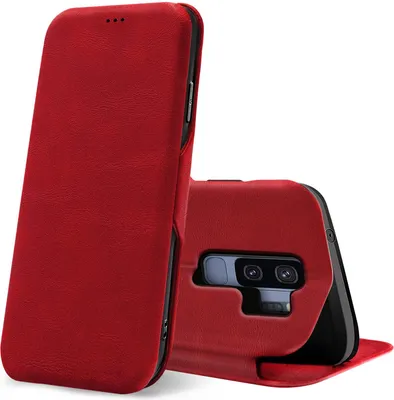 Immagine prodotto di Custodia flip a conchiglia per Samsung Galaxy S9 Plus cover Book Cover Custodia per cellulare con slot per schede Copertura protettiva premium