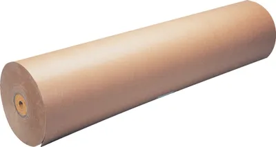 Produktbild von Clairefontaine Kraftpapier gerippt 60g, Rolle 400x0,70m Kraft braun 295771C