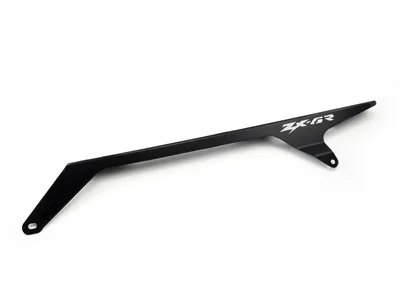 Image de Protège chaîne compatible avec Kawasaki ZX-6R Ninja BJ 2009-16 Logo noir