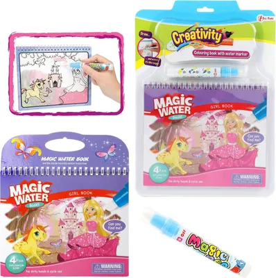 Produktbild von Kreatives Malen mit Wasser – Prinzessin mit Filzstift