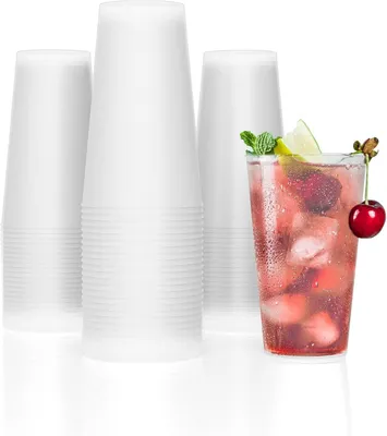 Obrázok produktu pre Opakovane použiteľné plastové poháre 480 ml, 50 ks, polypropylén, pre párty
